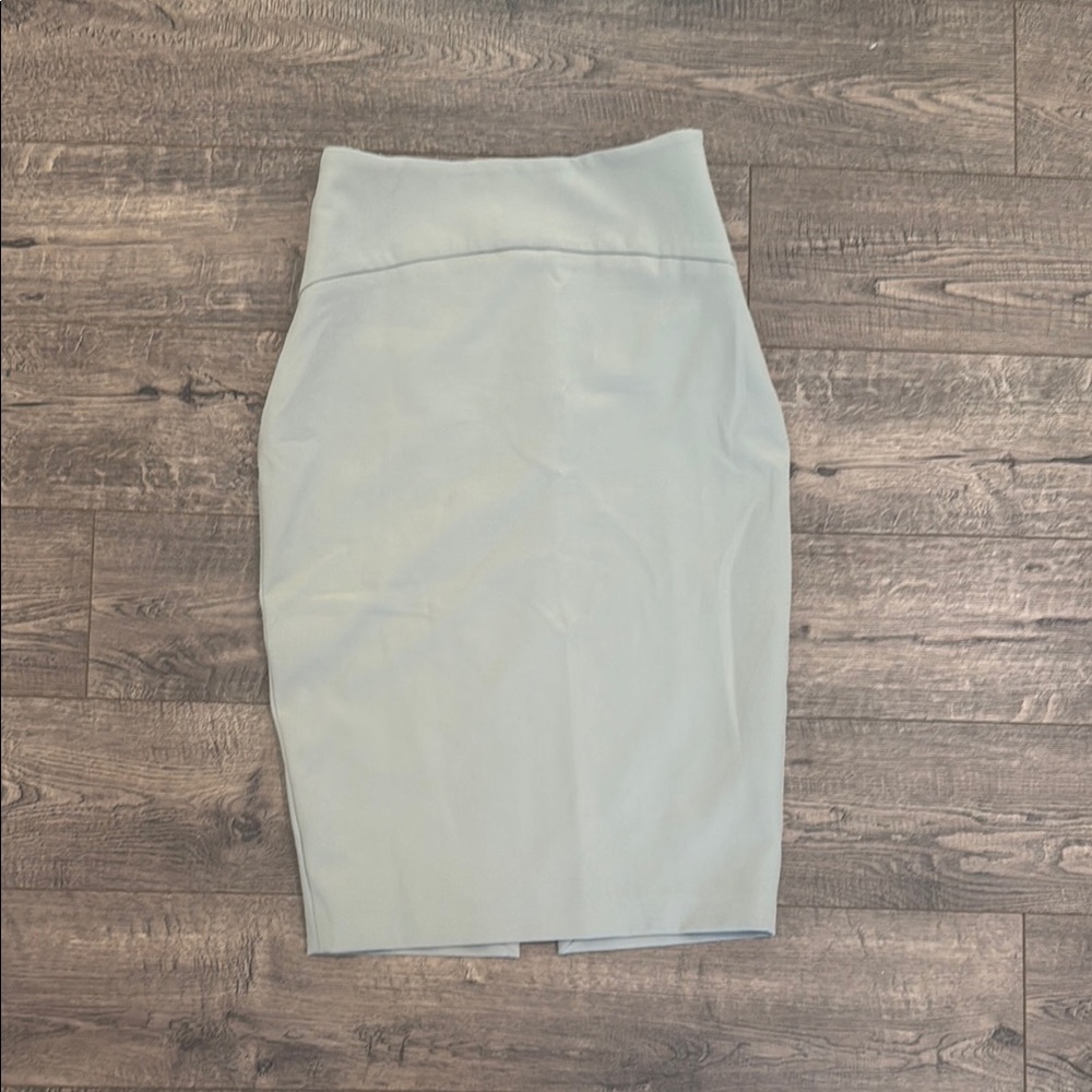 Light Green Pencil Skirt